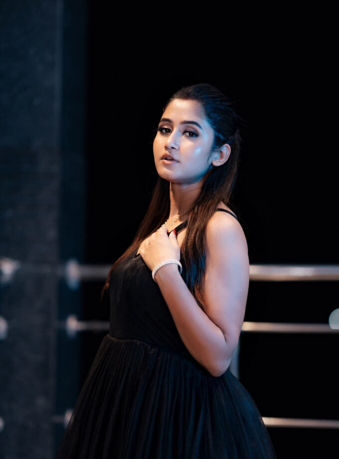 Premium Handcrafted Long Frock Dress | Moti & Handwork Party Wear | Aneeqas Custom Designer Collection